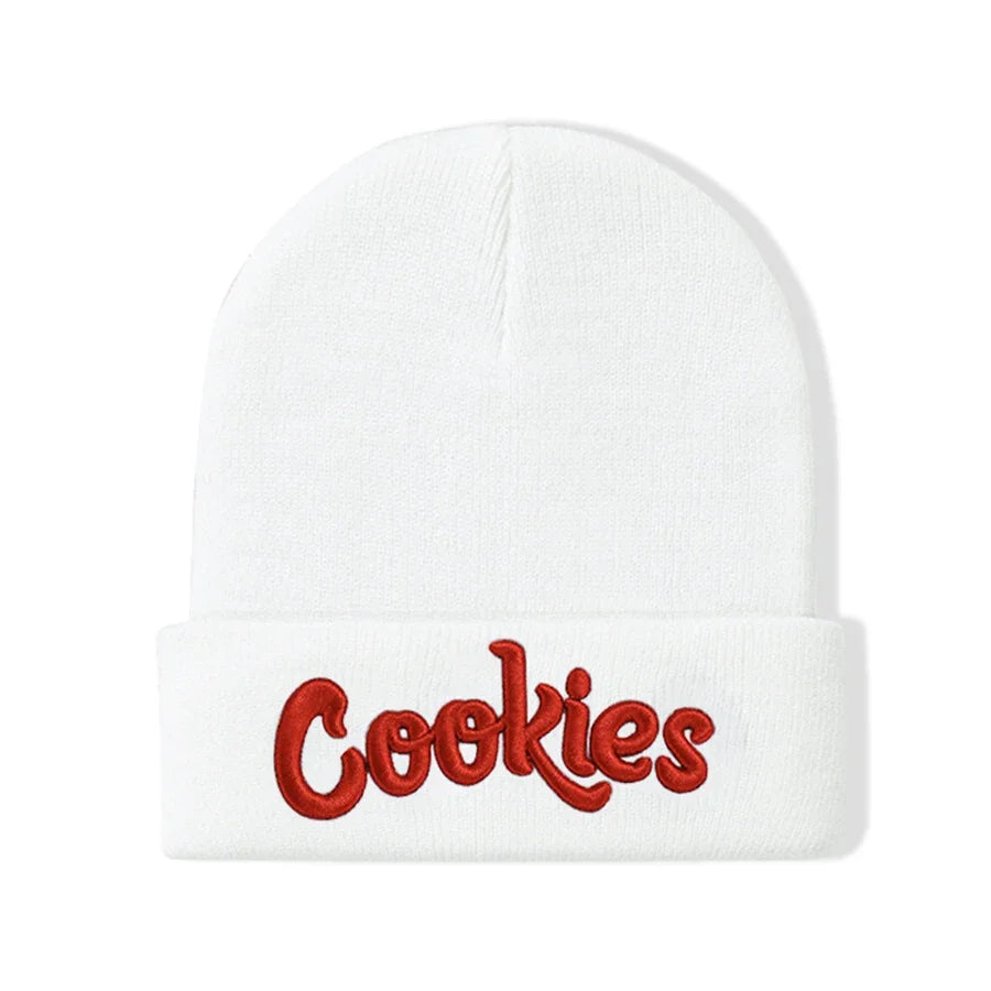 Cookies Embroidered Knitted Hat Knitted Hat Sleeve Warm Cold Hat