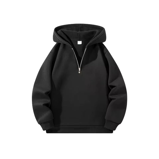 Zipper Hoodies Autumn Winter Men'S New Long Sleeve Hooded Sweatshirt Fashion Casual Male Outfit Sportwear Loose Fit Clothes