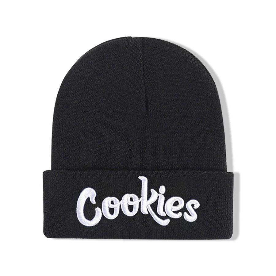 Cookies Embroidered Knitted Hat Knitted Hat Sleeve Warm Cold Hat